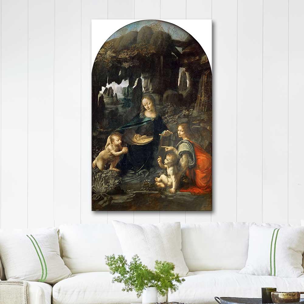 Madonna of the Rocks by Leonardo da Vinci as Art Print