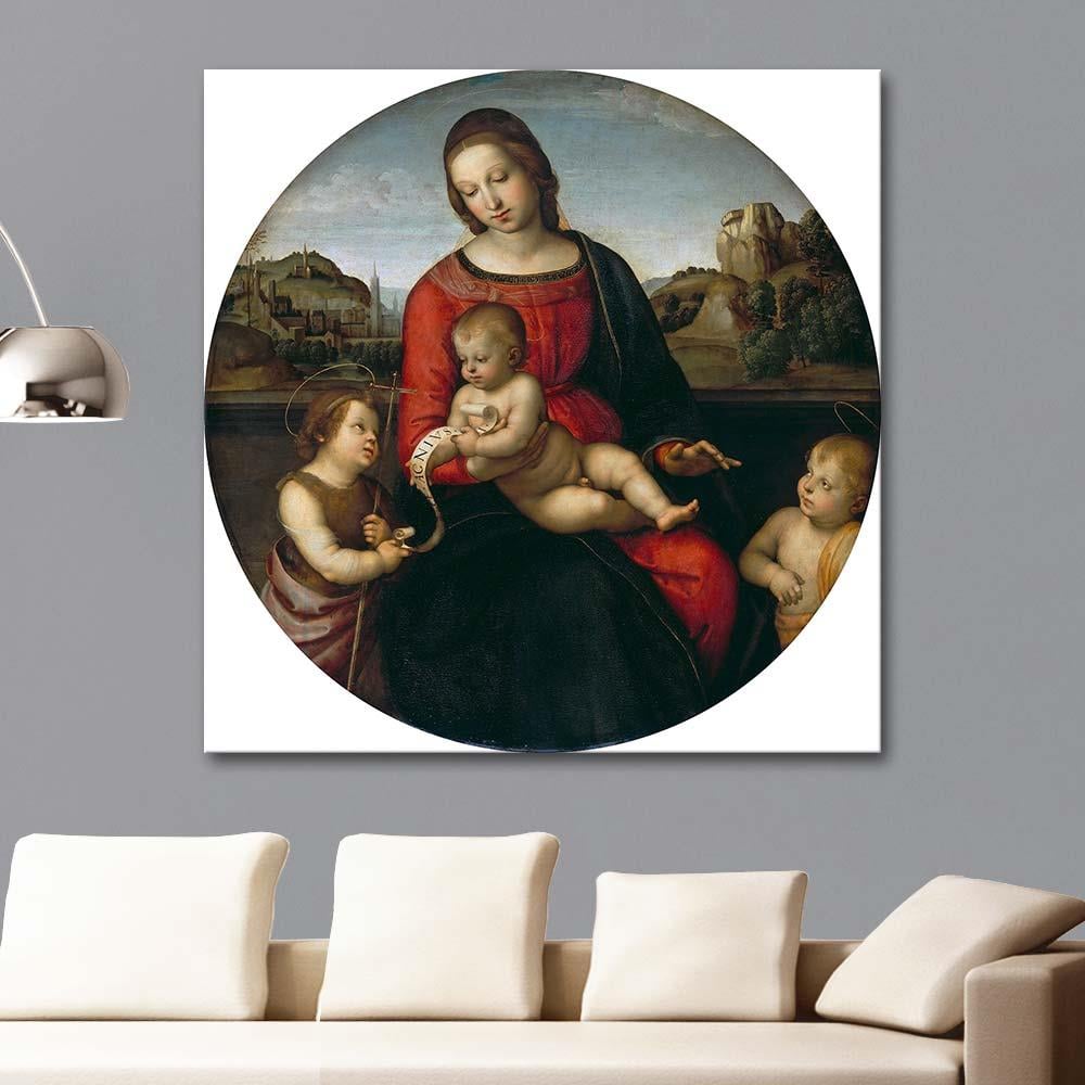 Madonna Terranuova by Raphael as Art Print