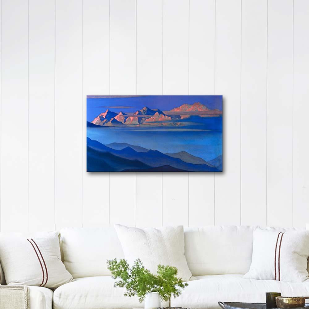 Magnificent Sacred Himalayas Kangchenjunga by Nicholas Roerich as Art Print