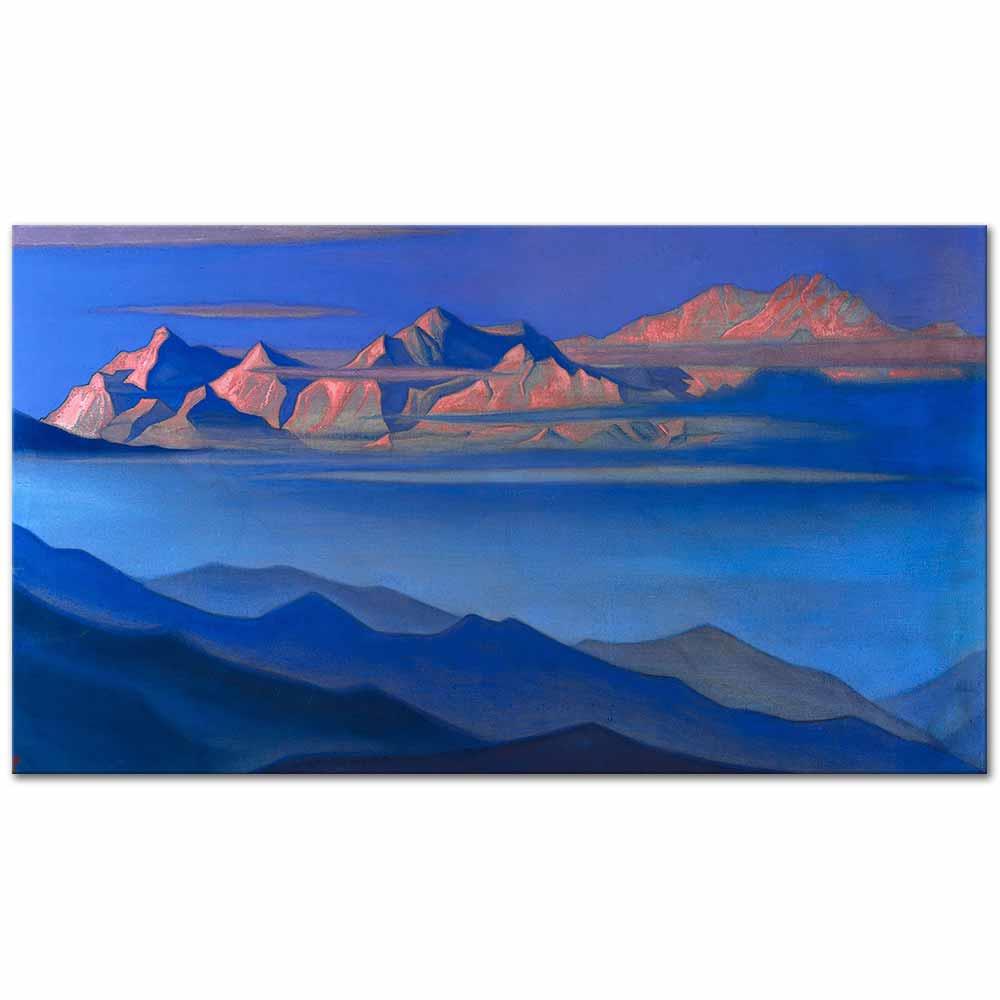 Magnificent Sacred Himalayas Kangchenjunga by Nicholas Roerich as Art Print