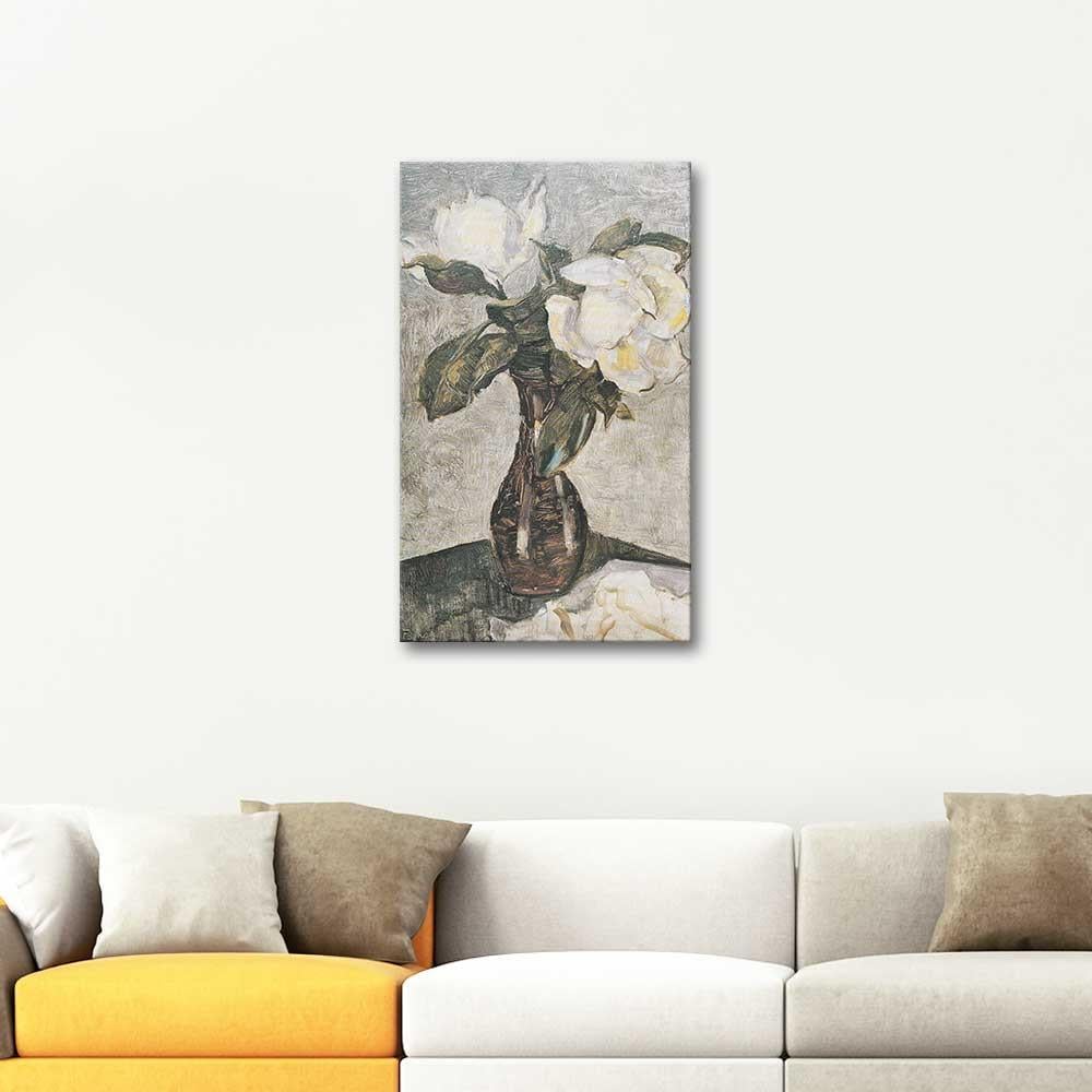 Feyhaman Duran Vazoda Manolyalar Kanvas Tablo