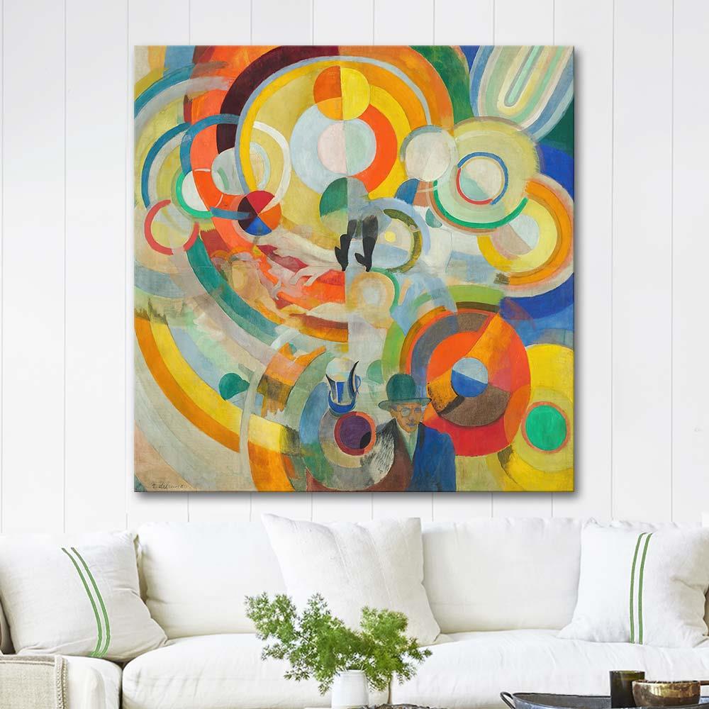 Robert Delaunay Atlıkarınca Kanvas Tablo