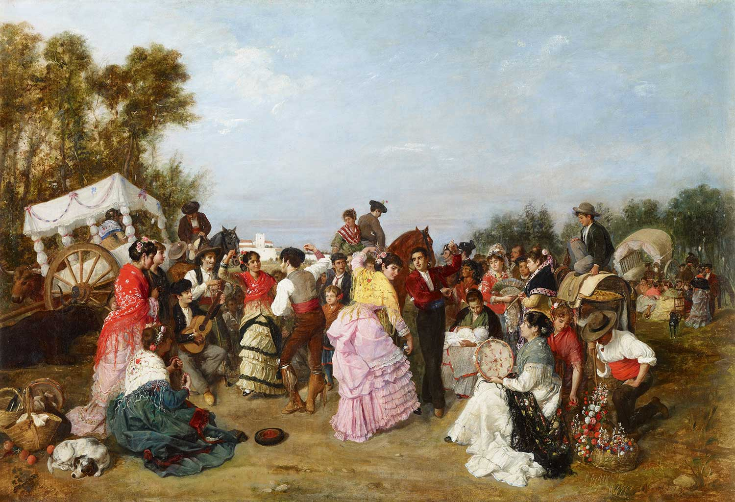 Manuel Cabral Aguado Bejarano At the Torrijos Pilgrimage Art Print