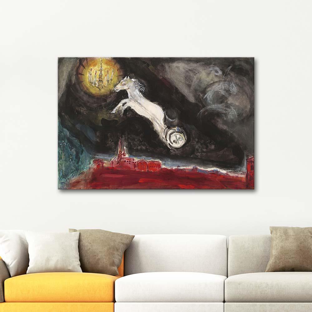 Marc Chagall A Fantasy of St Petersburg Art Print