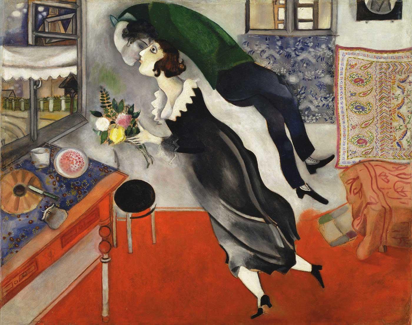 Marc Chagall Doğumgünü Kanvas Tablo