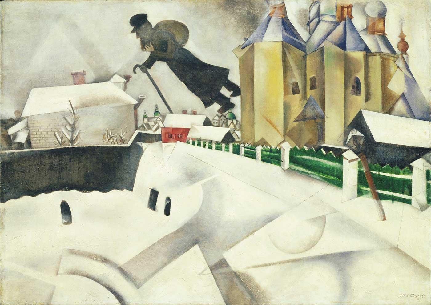 Over Vitebsk by Marc Chagall