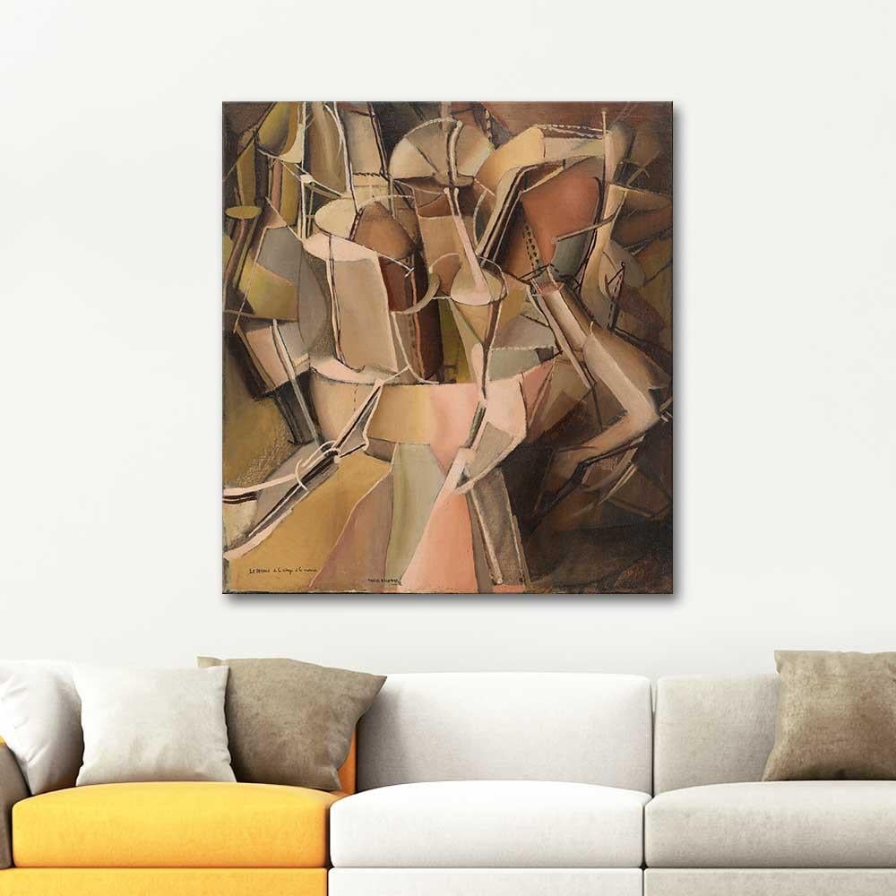 Marcel Duchamp Bakirelikten Gelinliğe Geçiş Kanvas Tablo