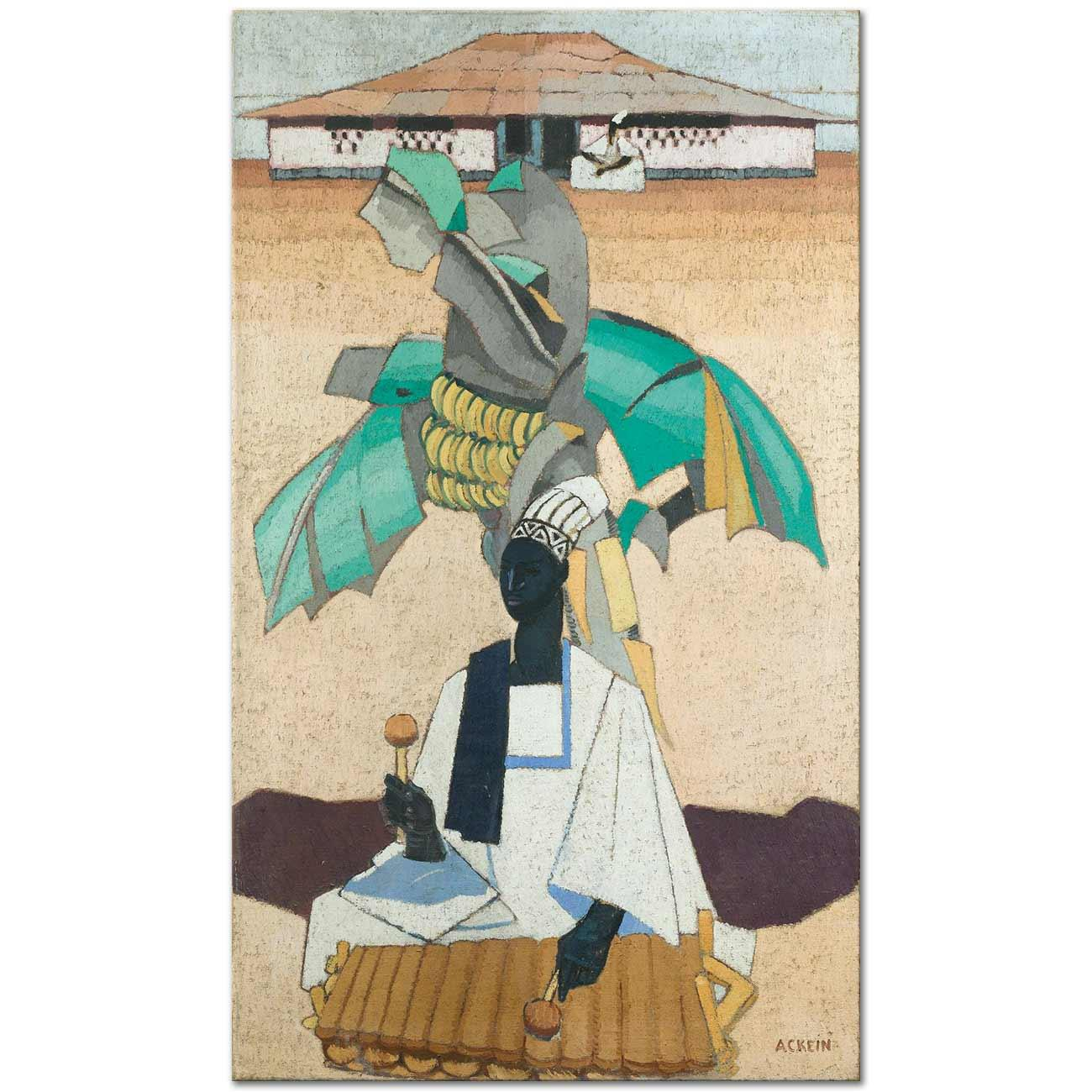 Joueur de Balafon by Marcelle Ackein