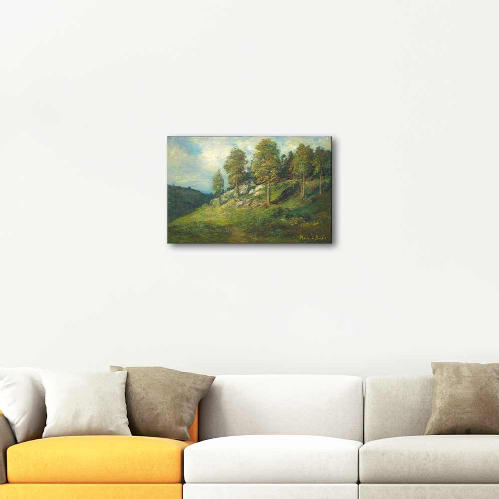 Maria A Becket Hillside Landscape Art Print
