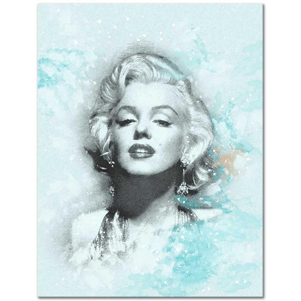 Marilyn Monroe desen özel tasarım Kanvas Tablo