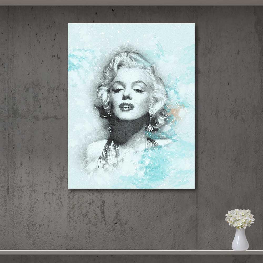 Marilyn Monroe desen özel tasarım Kanvas Tablo