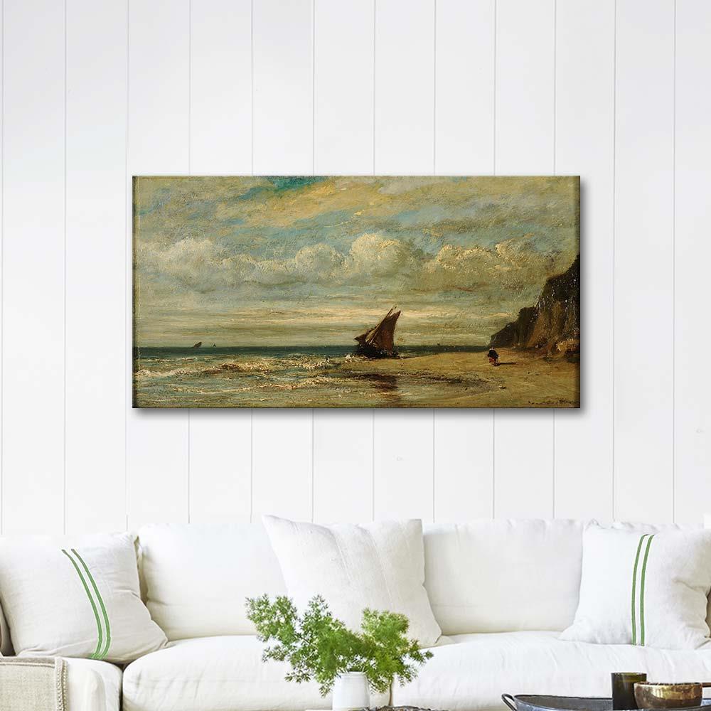 Jules Dupre Deniz Kanvas Tablo