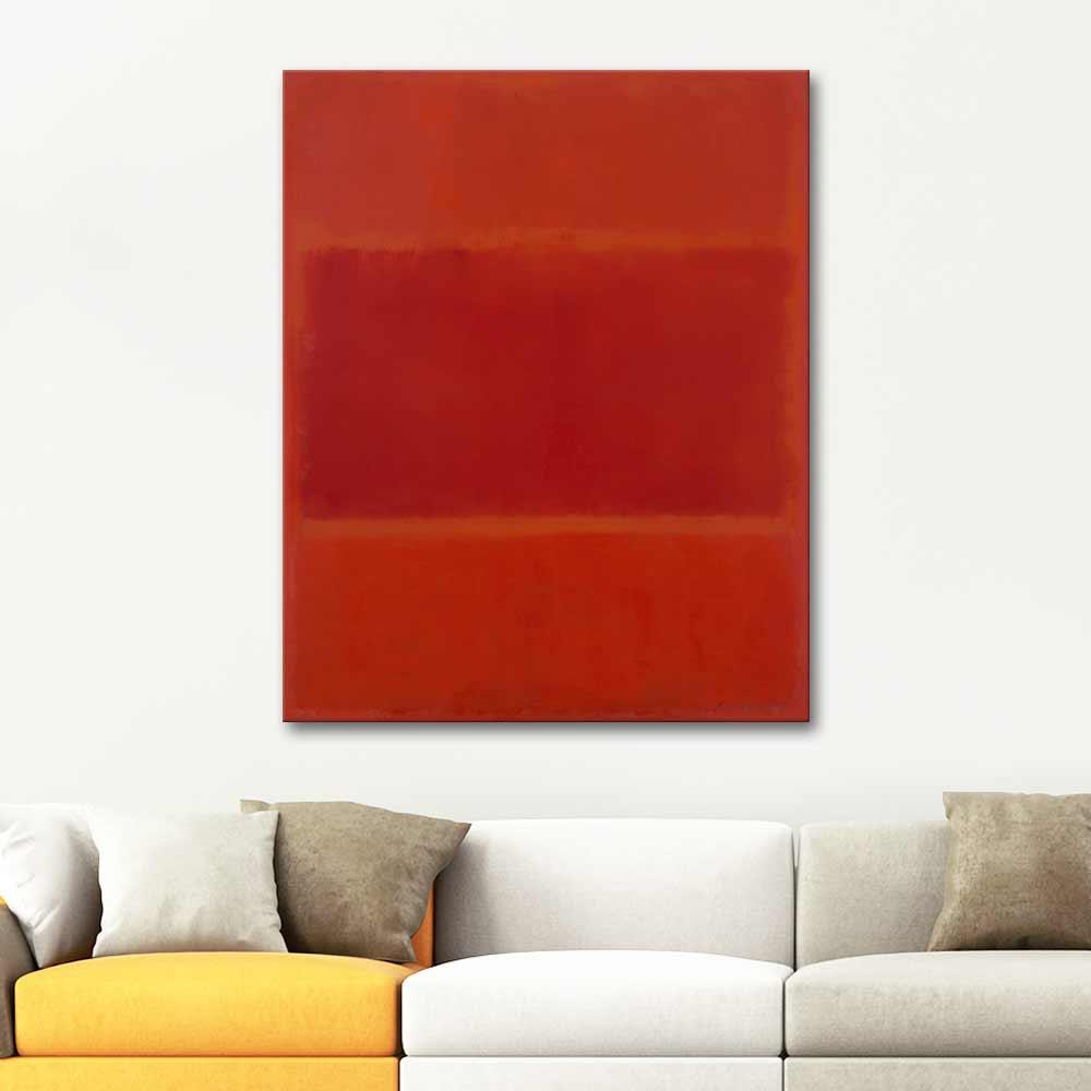 Mark Rothko Red and Orange Art Print