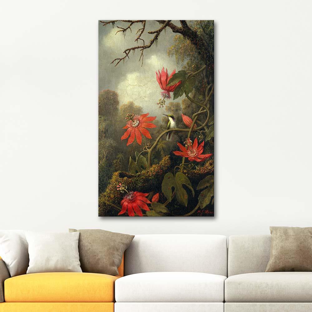 Martin Johnson Heade Çarkıfelek ve Kalibri Kanvas Tablo