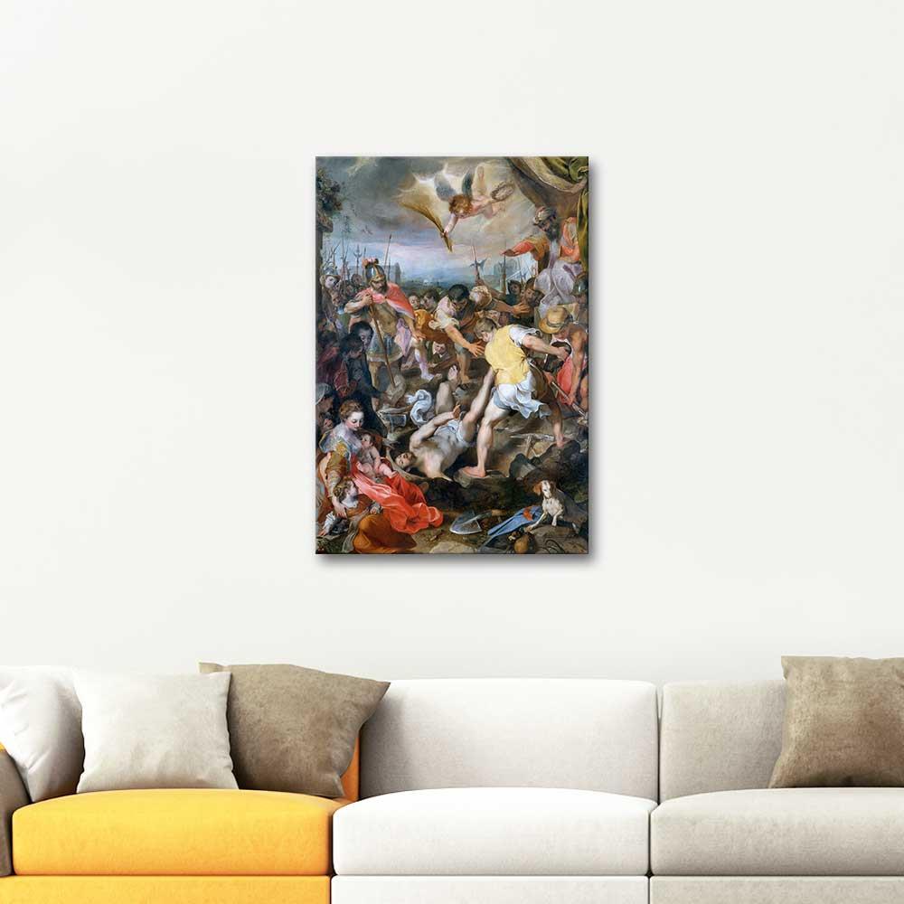Federico Barocci Aziz Vitalis'in Katledilmesi Kanvas Tablo