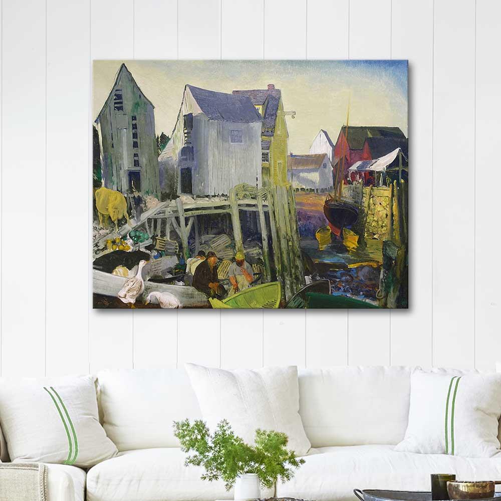 George Wesley Bellows Matinicus Kanvas Tablo