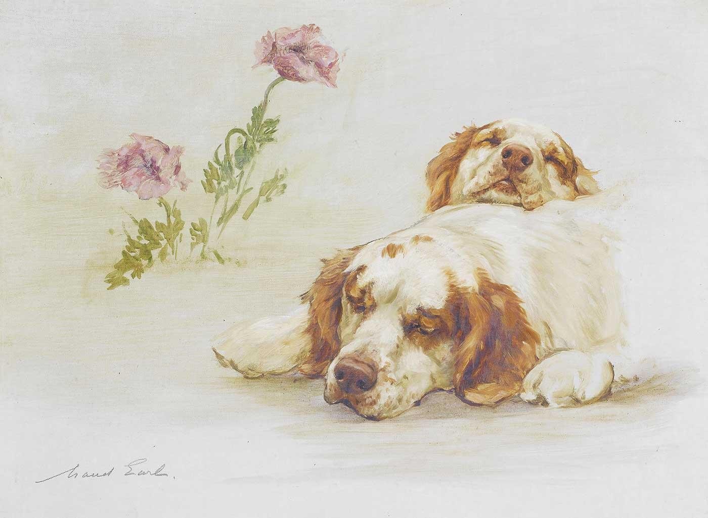 Maud Earl Slumber is more Sweet than Toil Art Print