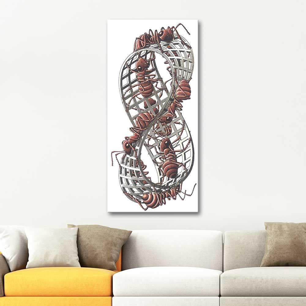 Maurits Cornelis Escher Moebius Strip II Art Print