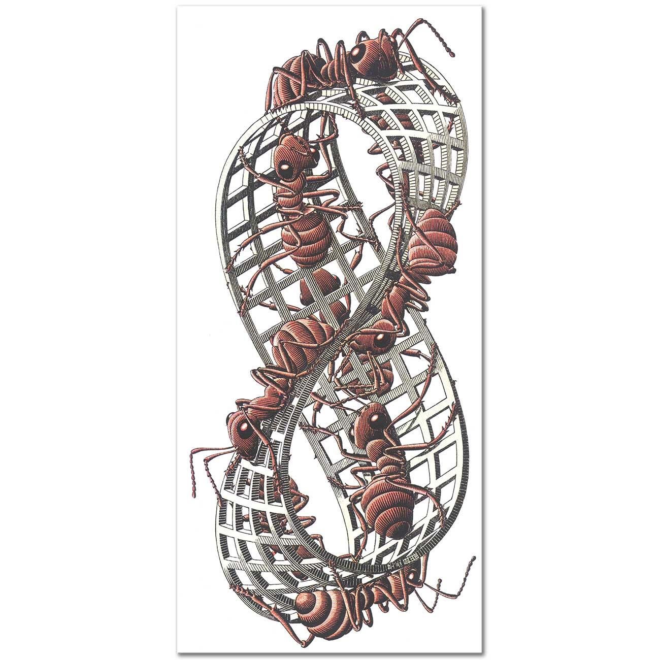 Moebius Strip II by Maurits Cornelis Escher