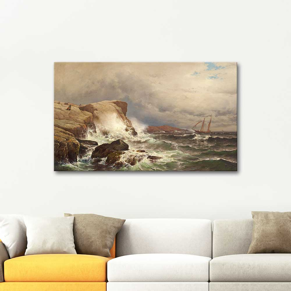 Mauritz de Haas Star Island Isle of Shoals Art Print