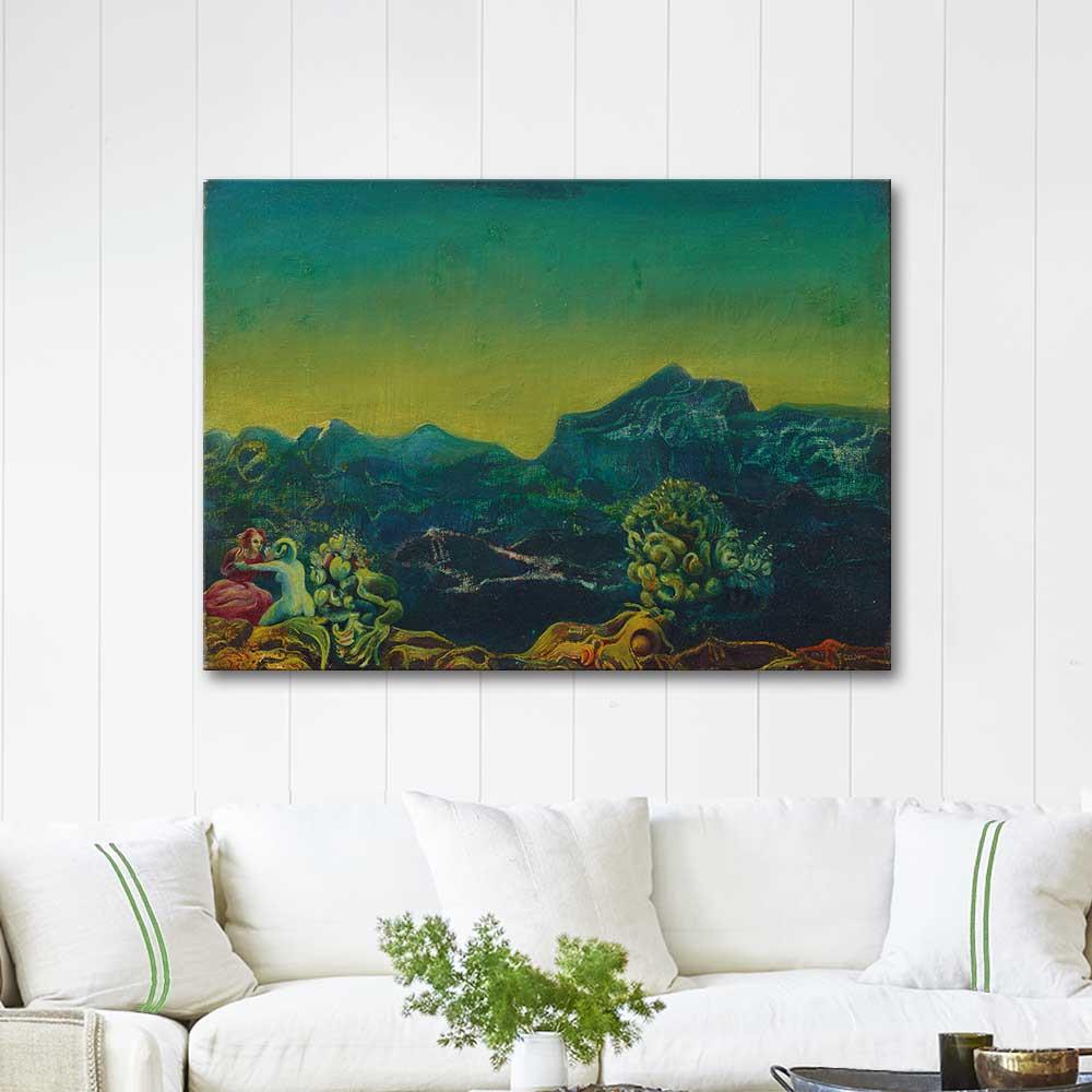 Max Ernst At the Antipodes of the Landscape Art Print