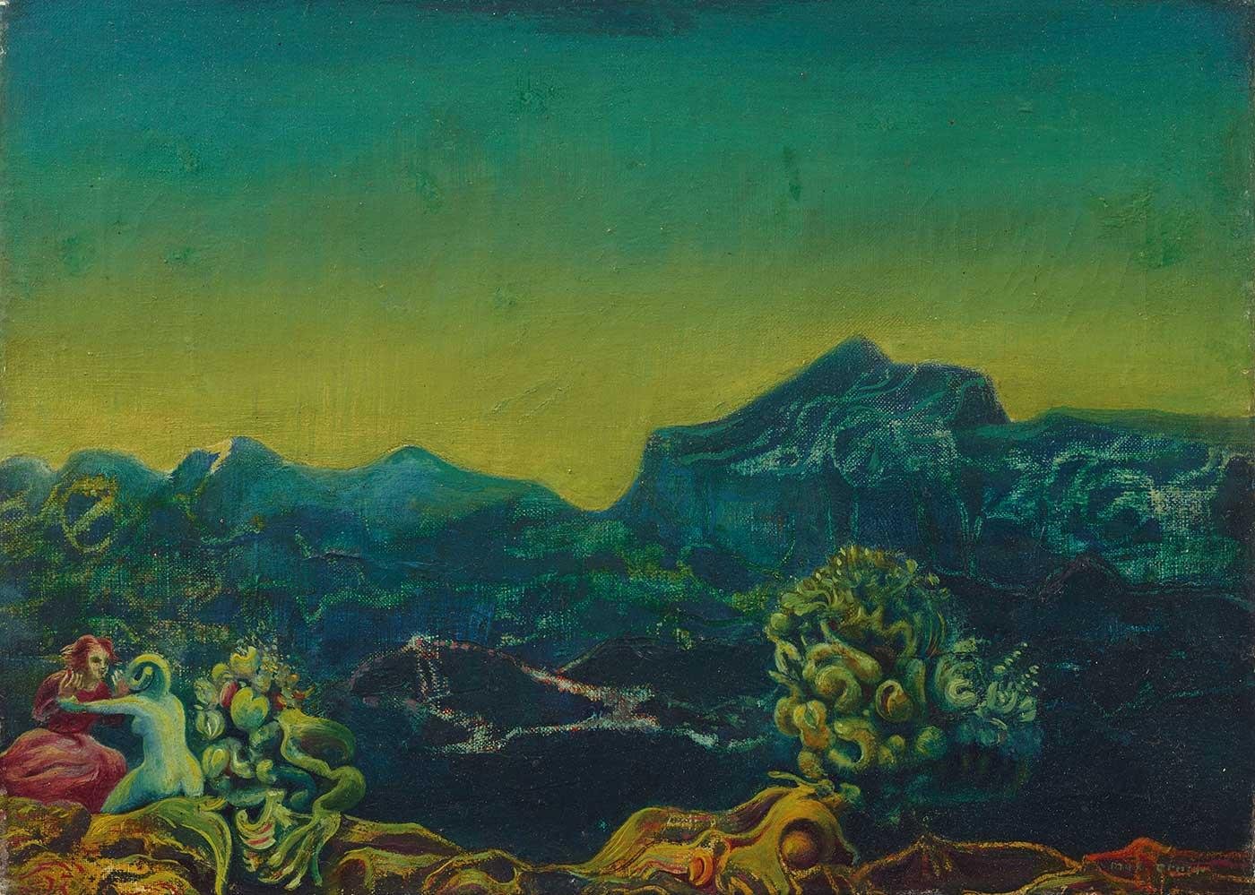 Max Ernst At the Antipodes of the Landscape Art Print
