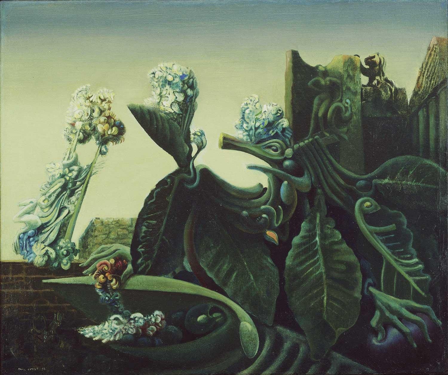 Max Ernst Su Perisinin Yankısı Kanvas Tablo