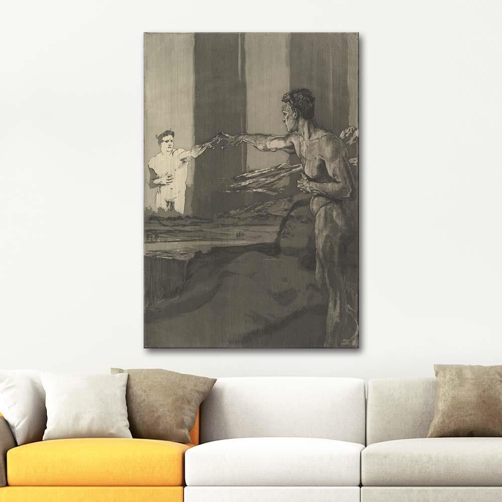 Max Klinger Philosopher Art Print