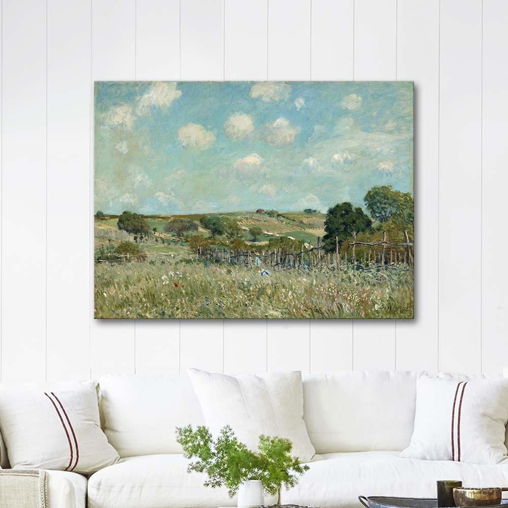 Meadow by Alfred Sisley as Art Print