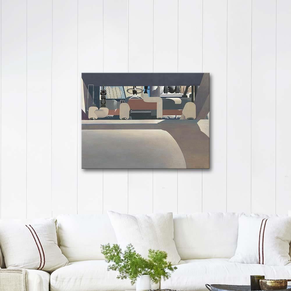 Charles Sheeler Mekanizasyon Kanvas Tablo