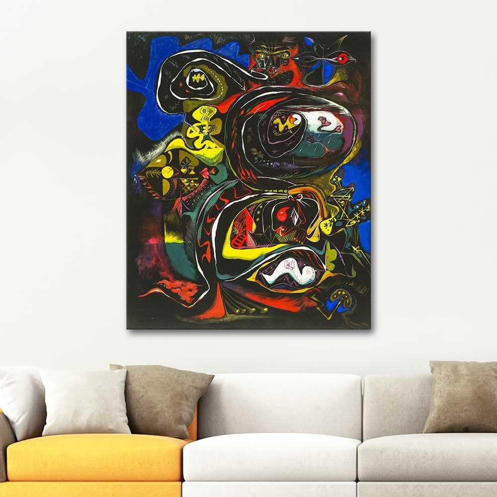 Meditation on Oak Leaf by Andre Masson as Art Print