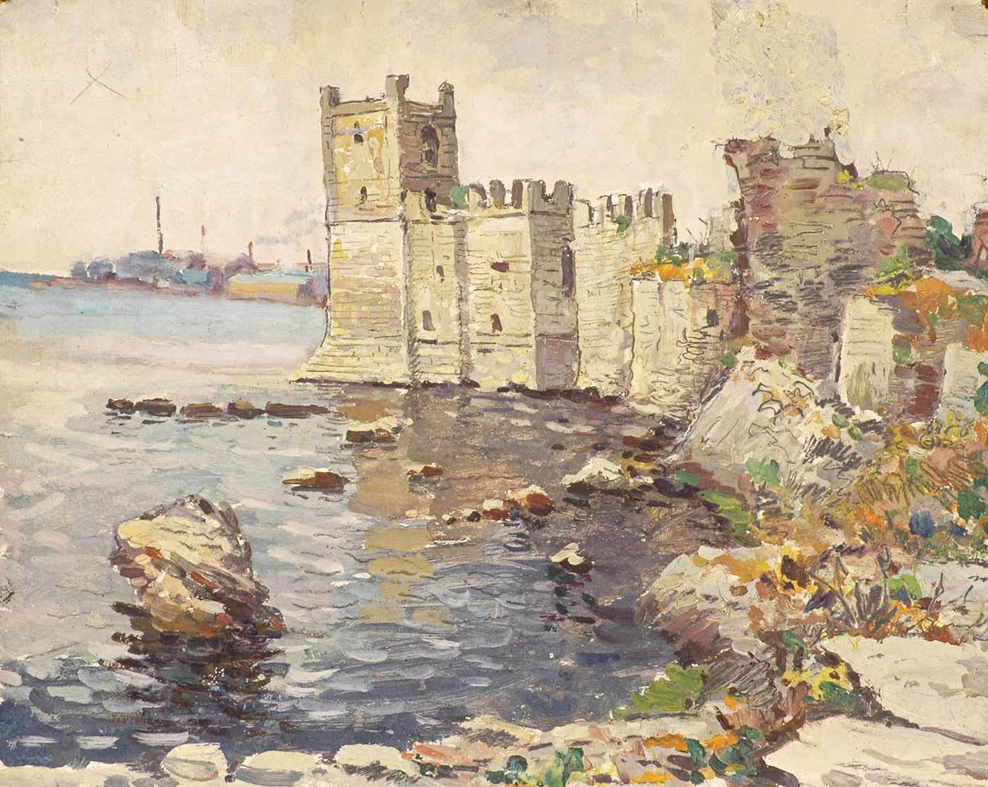 Mehmet Ali Laga The Byzantine Walls Art Print