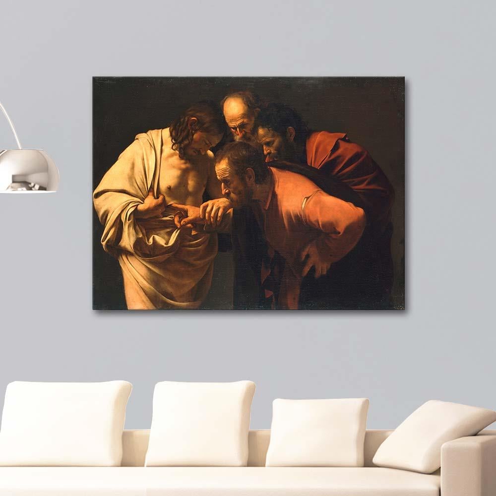 Michelangelo Caravaggio Incredulity of Saint Thomas Art Print