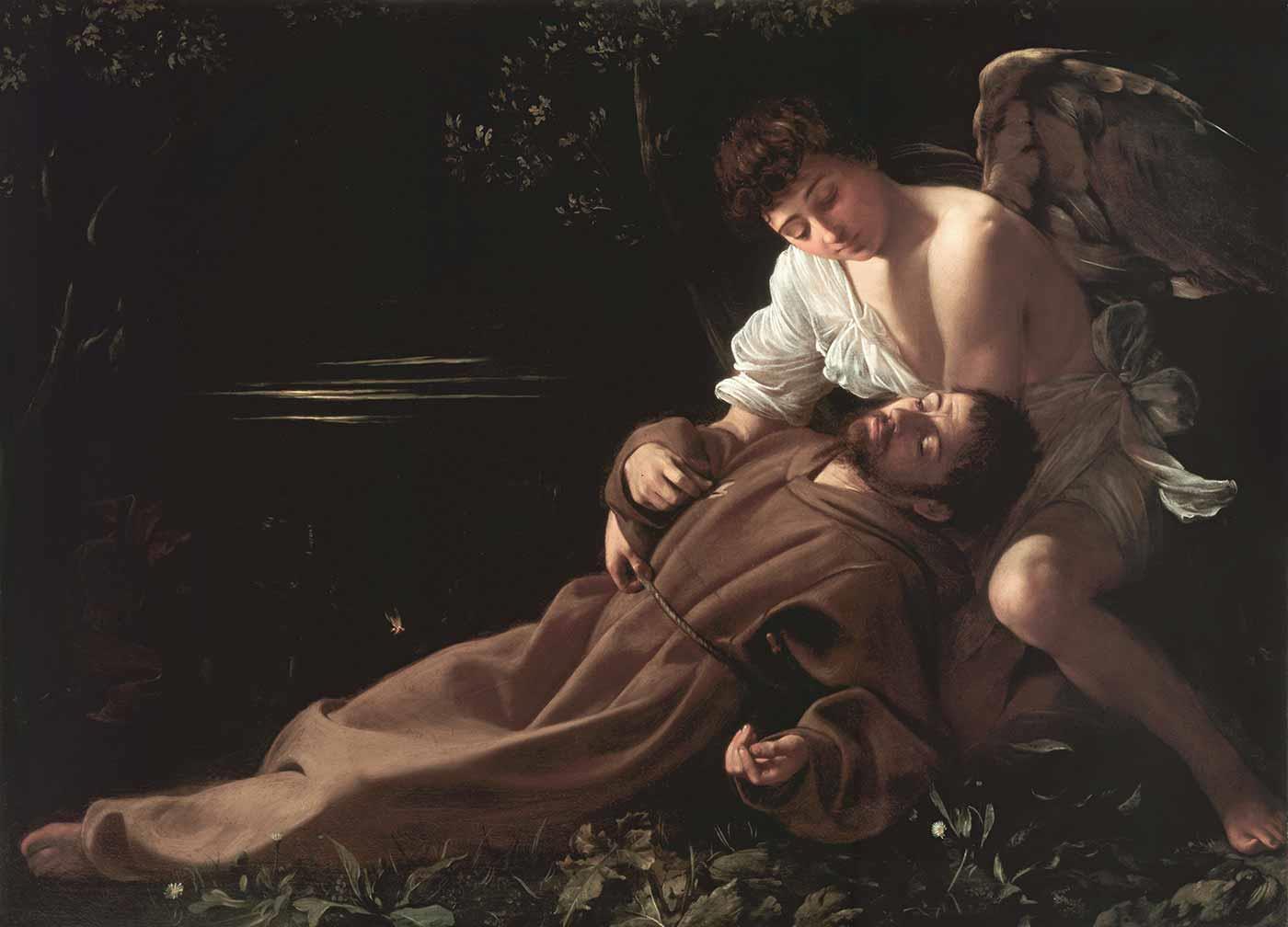 Saint Francis of Assisi in Ecstasy by Michelangelo Caravaggio