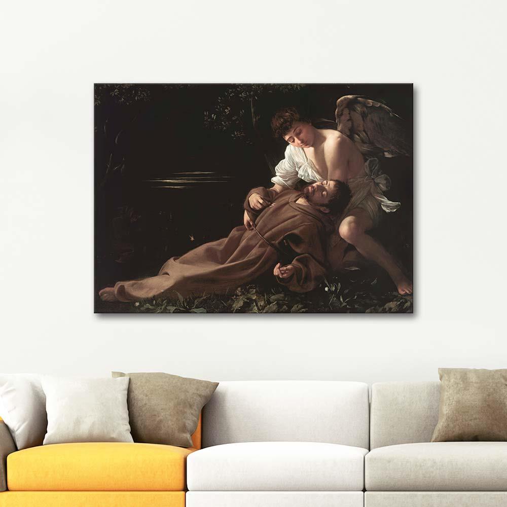Michelangelo Caravaggio Saint Francis of Assisi in Ecstasy Art Print