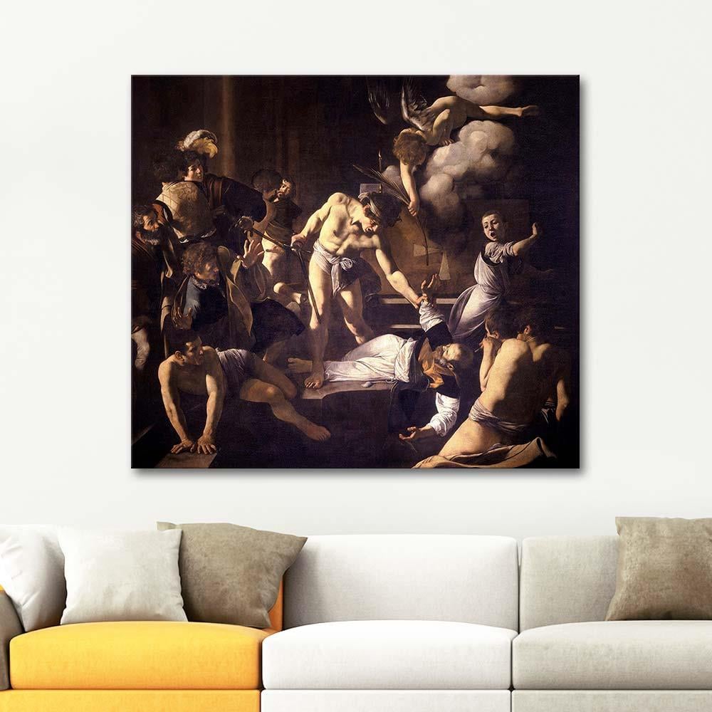 Michelangelo Caravaggio The Martyrdom of Saint Matthew Art Print
