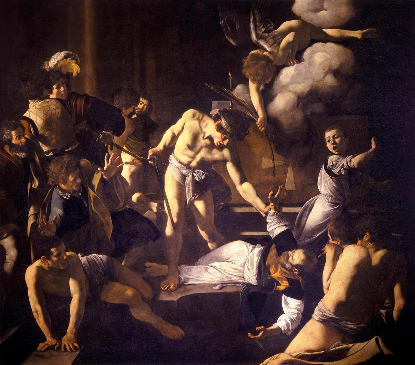 The Martyrdom of Saint Matthew by Michelangelo Caravaggio