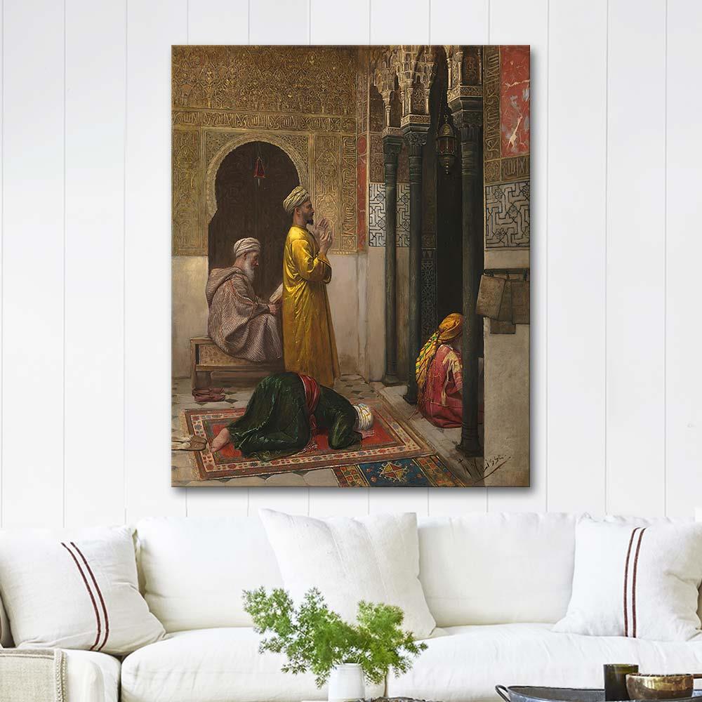 Moment Of Prayer by Rudolf Weisse as Art Print