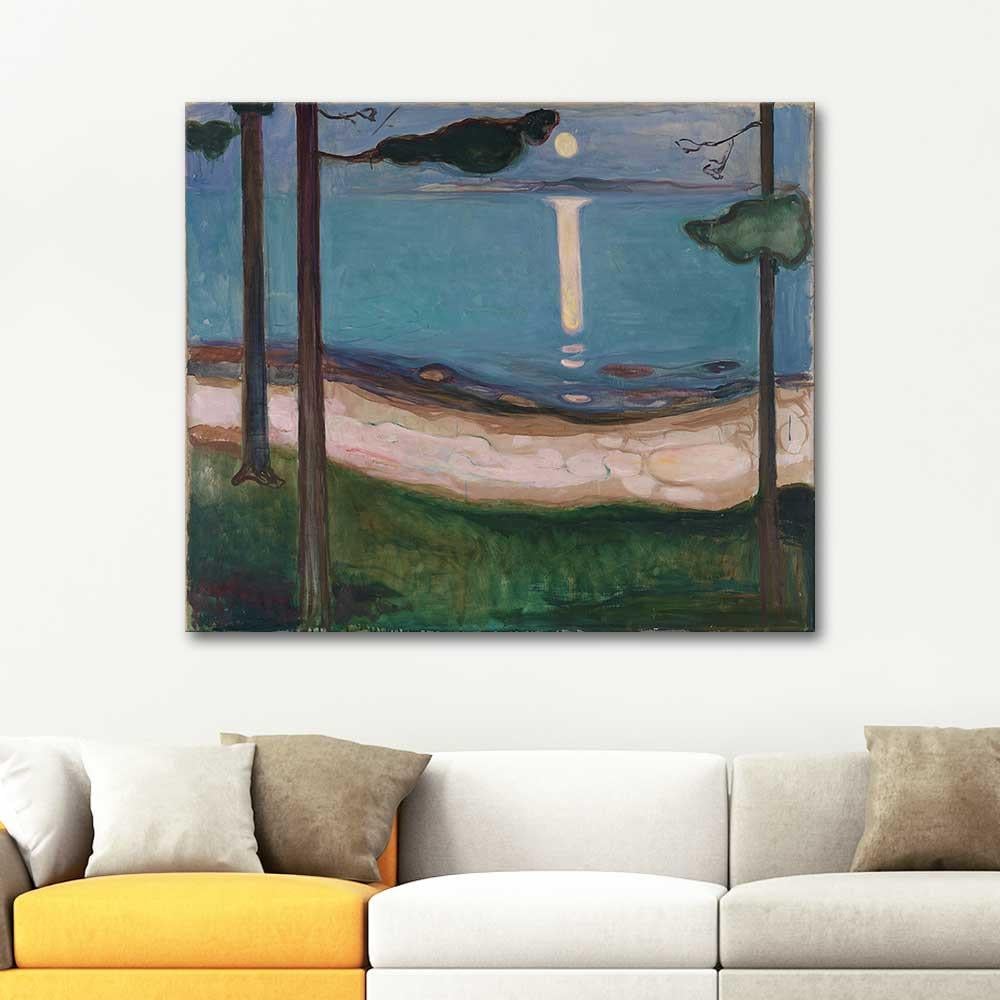 Edvard Munch Mehtap Kanvas Tablo