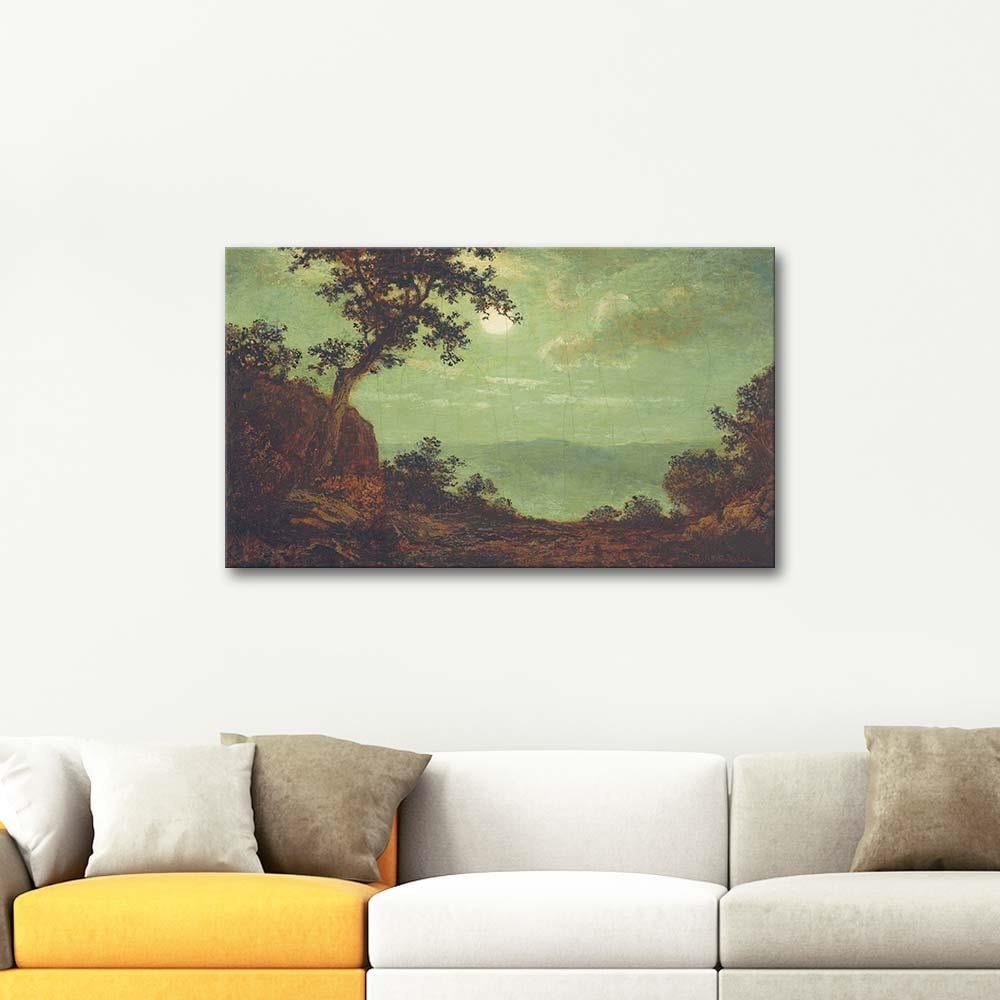 Ralph Albert Blakelock Mehtap Kanvas Tablo