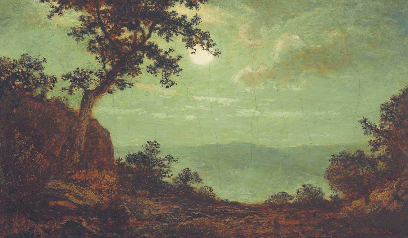 Ralph Albert Blakelock Mehtap Kanvas Tablo