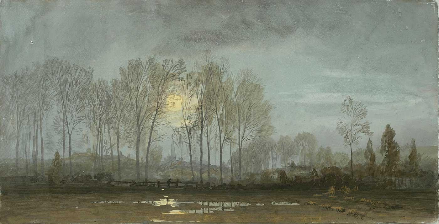 Moonlit Landscape by William Trost Richards