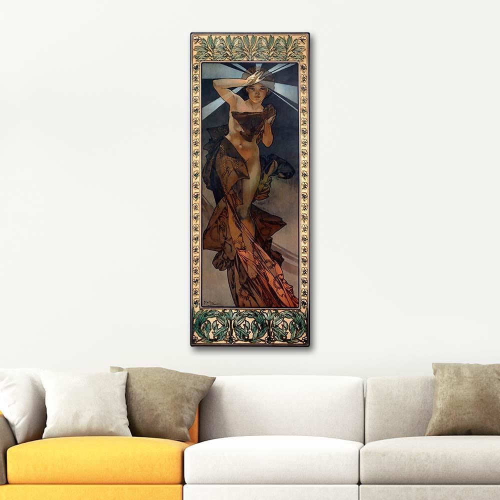 Morning Star by Alphonse Mucha as Art Print