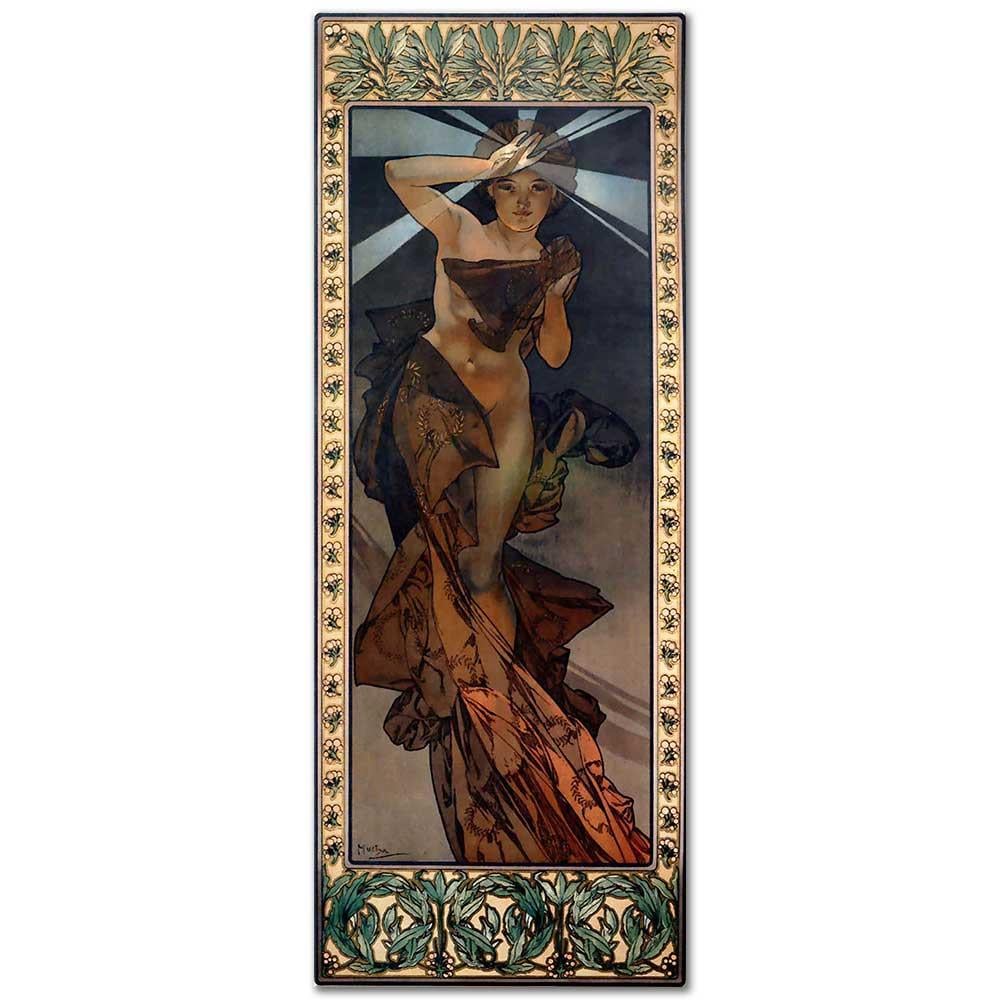Morning Star by Alphonse Mucha as Art Print