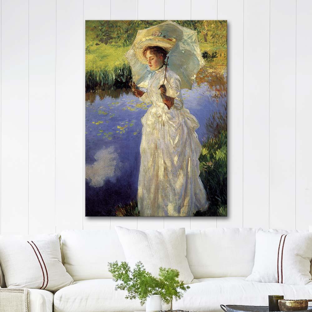 Morning Walk by John Singer Sargent as Art Print