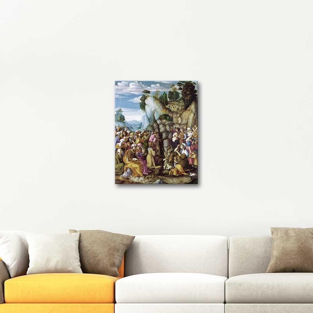 Moses Striking the Rock by Francesco Bacchiacca as Art Print