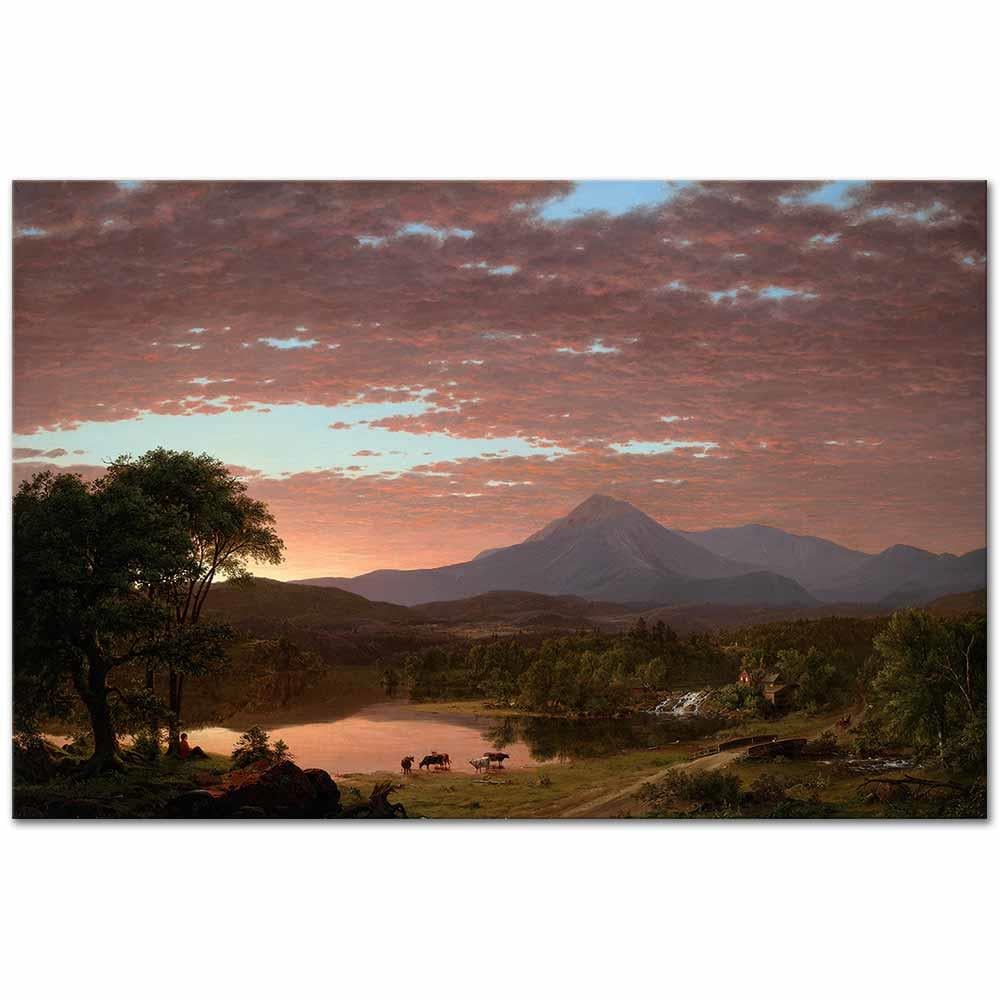 Mount Ktaadn by Frederic Edwin Church as Art Print