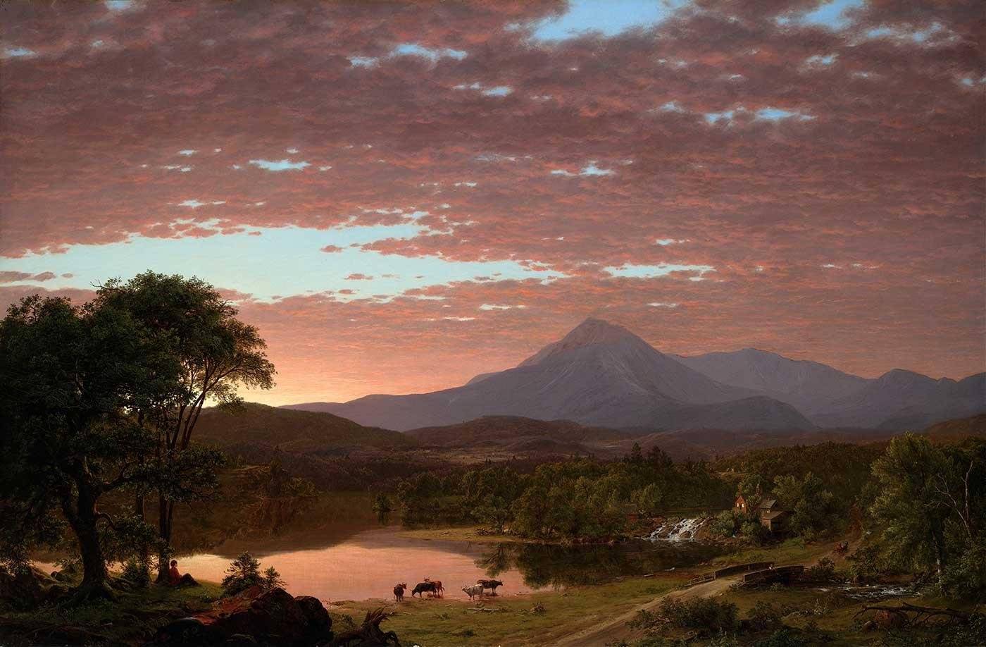 Mount Ktaadn by Frederic Edwin Church as Art Print