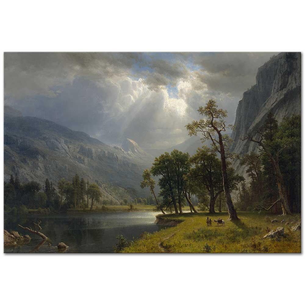 Albert Bierstadt Starr King Dağı, Yosemite Kanvas Tablo