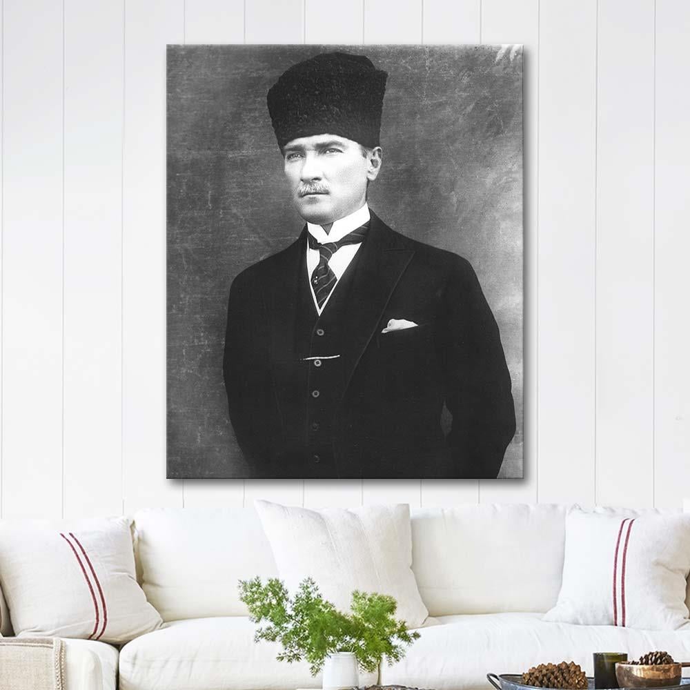 Mustafa Kemal Atatürk Kanvas Tablo